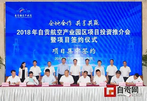 自贡航空产业园区项目投资推介会暨签约仪式举行 9个项目集中签约